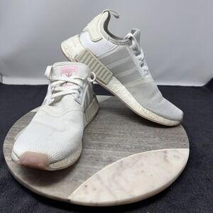 Adidas Originals NMD R1 Shoes Pink White Grey GY2074 Womens Size 10 Floral